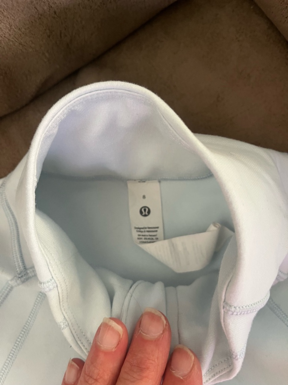lululemon athletica Light blue Zip-Up Hoodie - Picture 3 of 4